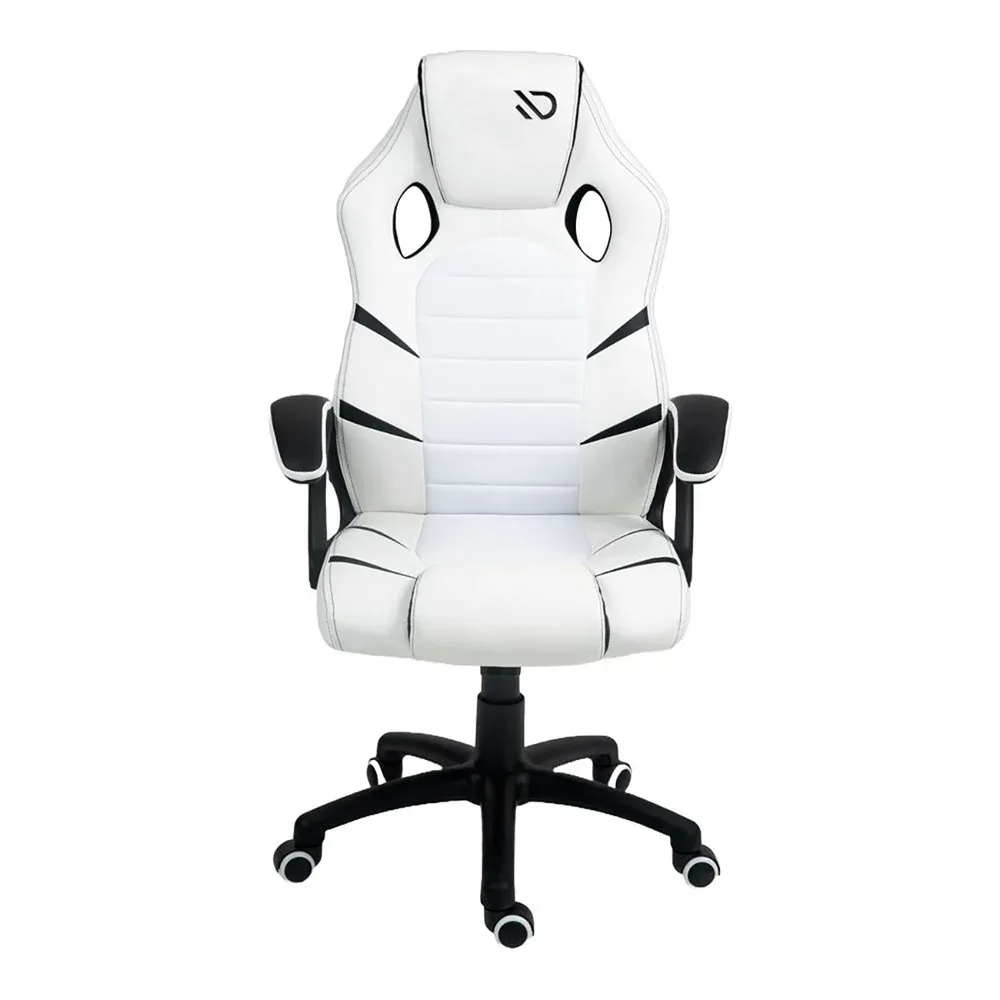 CADEIRA GAMER DUEX DX9002 - BRANCO C/ DET. EM PRETO