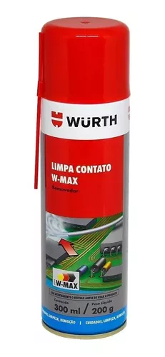 LIMPA CONTATOS ELETRÔNICOS WURTH MAX 300 ML