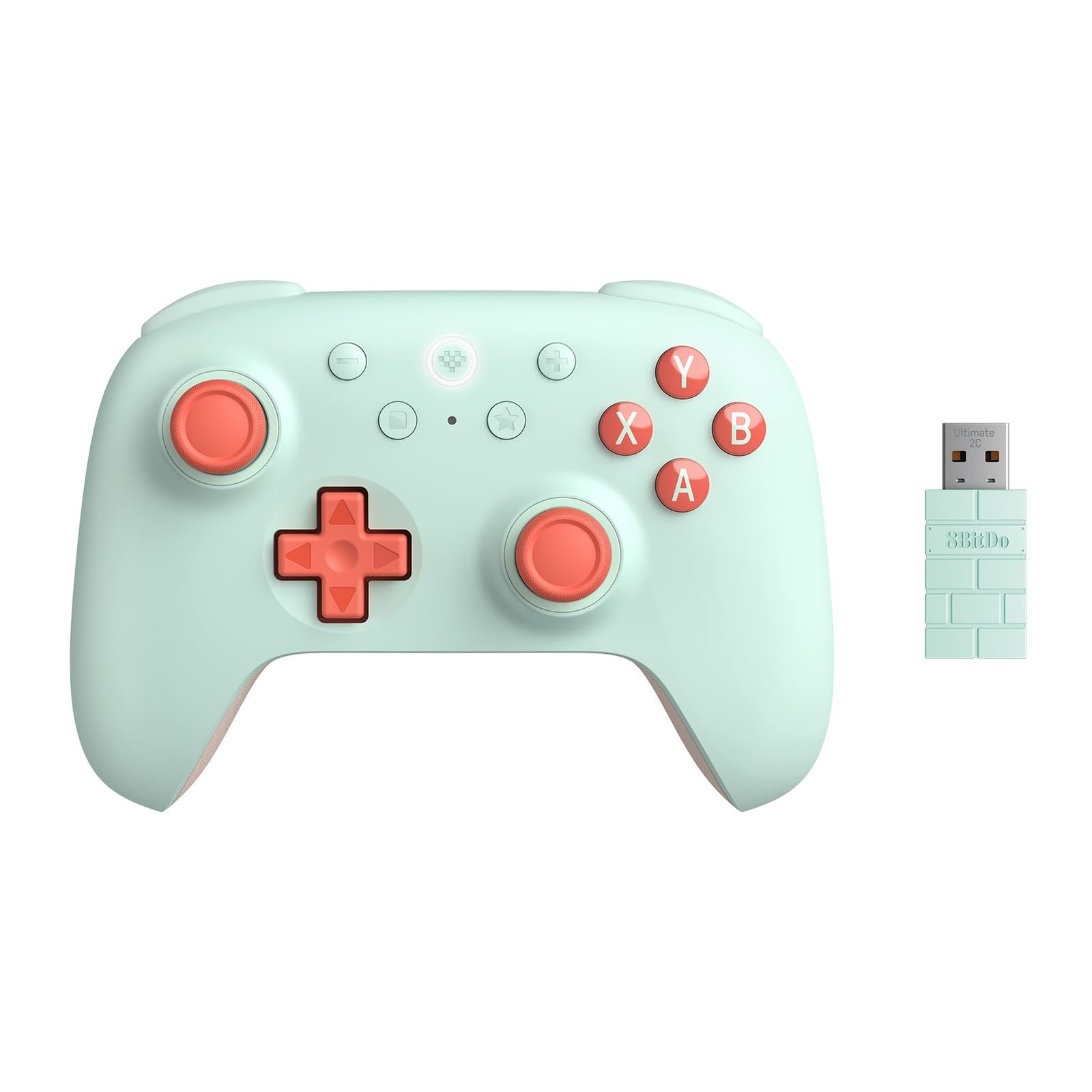 CONTROLE GAMEPAD 8BITDO ULTIMATE C WIRELESS + BLUETOOTH - HORTELÃ