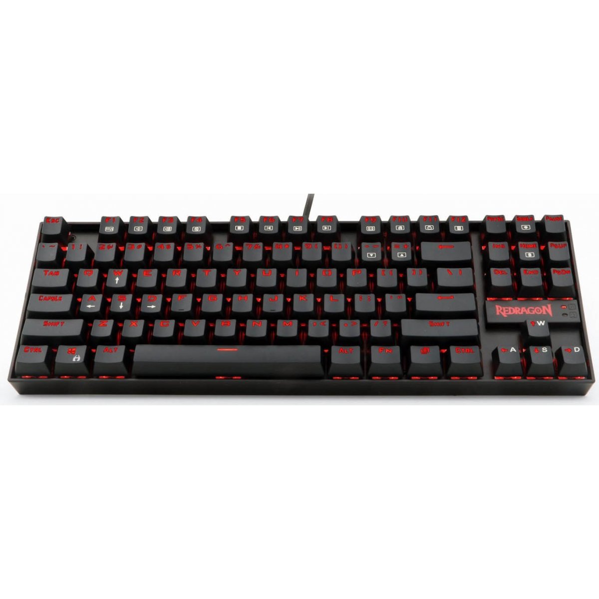 TECLADO MECANICO KUMARA LED REDRAGON PRETO (SWITCH PRETO)