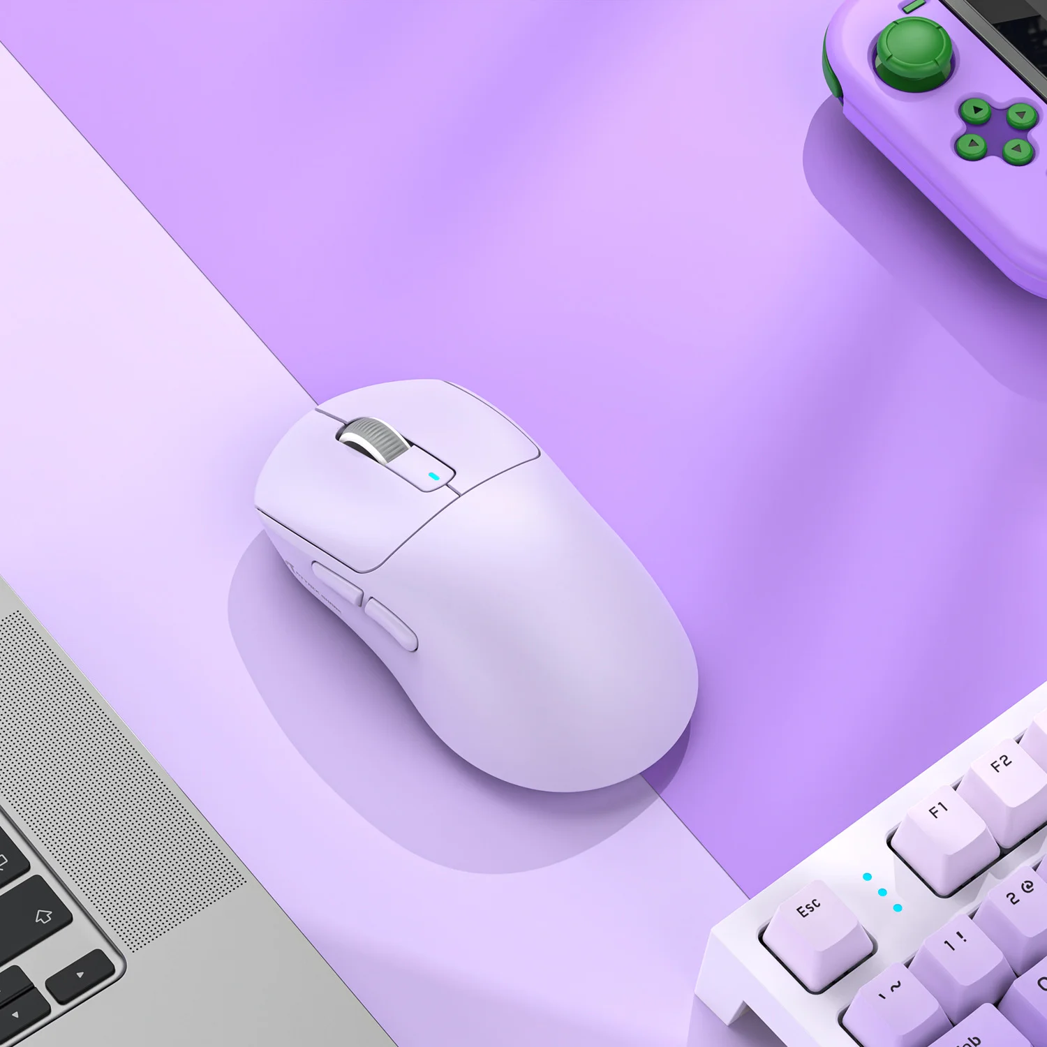 MOUSE GAMER X3 ATTACK SHARK 2.4G SEM FIO (LAVANDA)