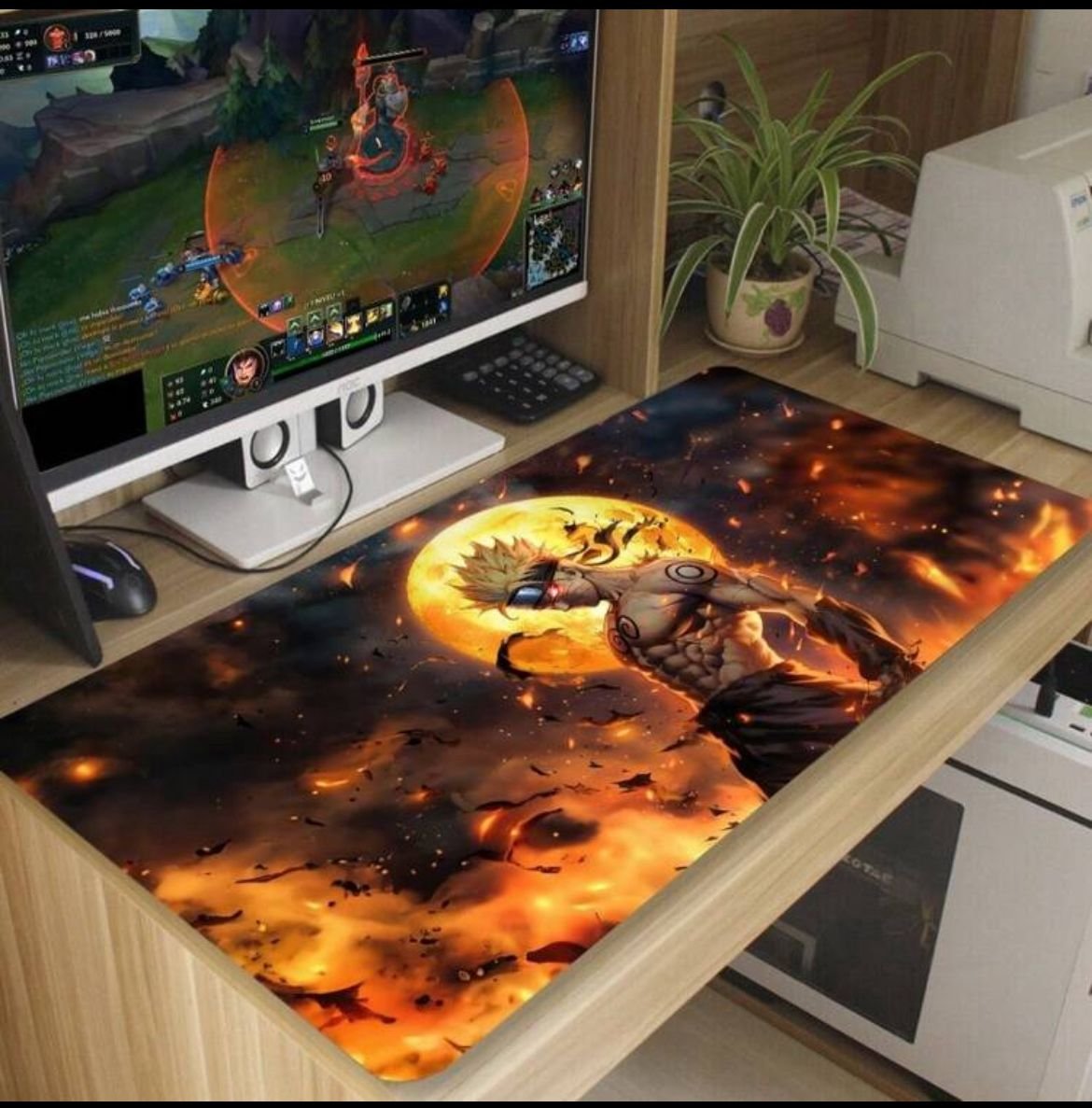 MOUSEPAD GAMER NARUTO M356 (70X35)