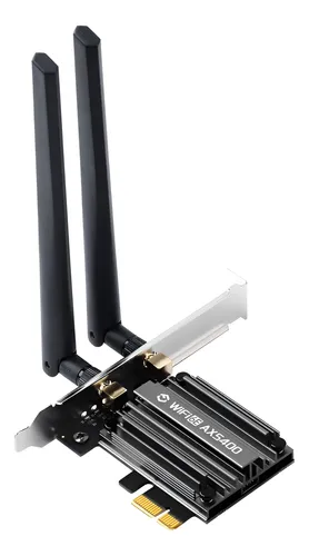 PLACA PCI-E 2.4/5GHZ/6GHZ 2400MBPS WIFI 6 + BLUETOOTH 5.3 - AX5400