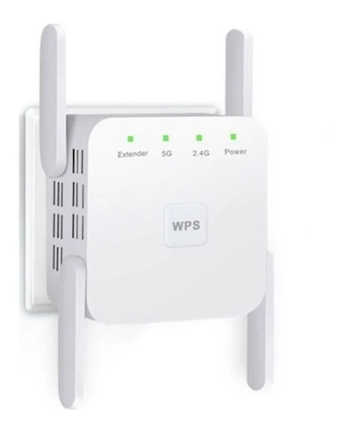 REPETIDOR WIFI 2.4GHZ DUAL BANDA, GIGABIT 1200MBPS BRANCO