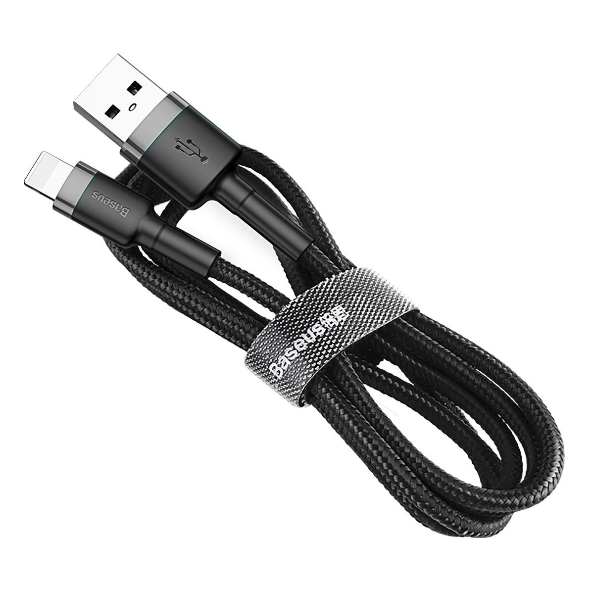 CABO CARREGADOR IPHONE USB A P/ LIGHTNING BASEUS 1M - PRETO