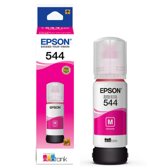 REFIL DE TINTA EPSON 544 MAGENTA ORIGINAL