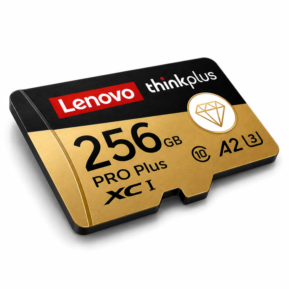 CARTÃO DE MEMORIA MICRO SD THINKPLUS 256GB A2 V30 4K LENOVO PLATINUM