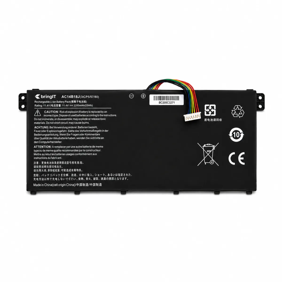 BATERIA PARA NOTEBOOK ACER ASPIRE 3 A315-510P-34XC 11.4V
