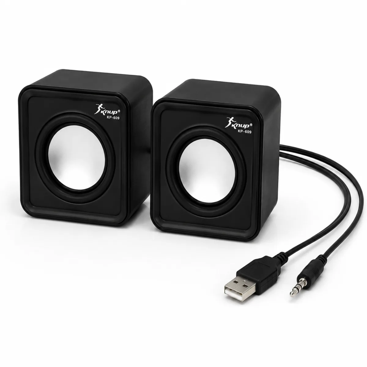CAIXA DE SOM KNUP USB 3W KP-609 PRETO