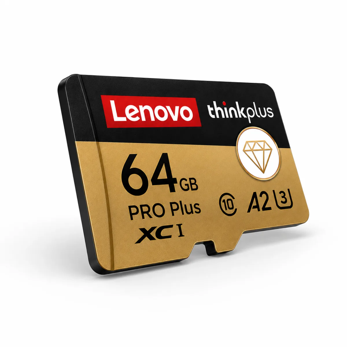 CARTÃO DE MEMORIA MICRO SD THINKPLUS 64GB A2 V30 4K LENOVO PLATINUM