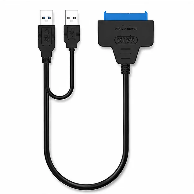 CABO ADAPTADOR SATA 3 / USB 3.0 + USB 2.0 HD/SSD 2.5"
