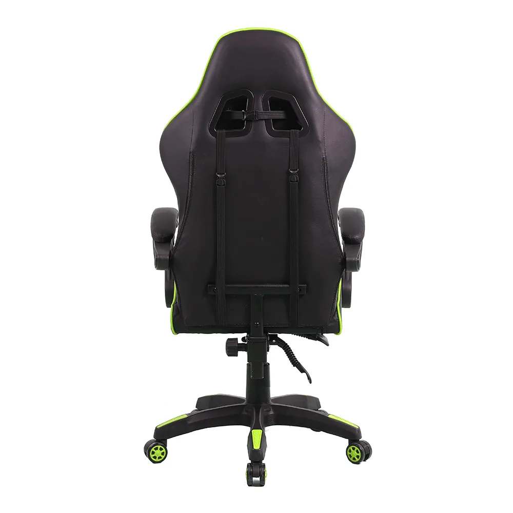 CADEIRA GAMER LEVEL LVC01DN PRETO/VERDE