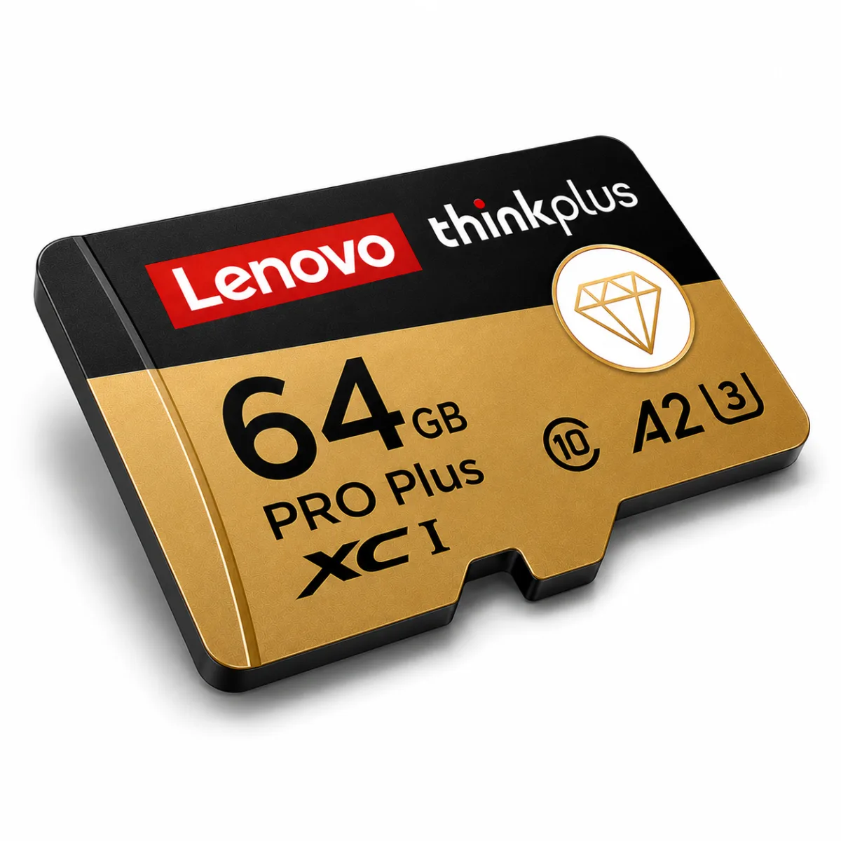 CARTÃO DE MEMORIA MICRO SD THINKPLUS 64GB A2 V30 4K LENOVO PLATINUM