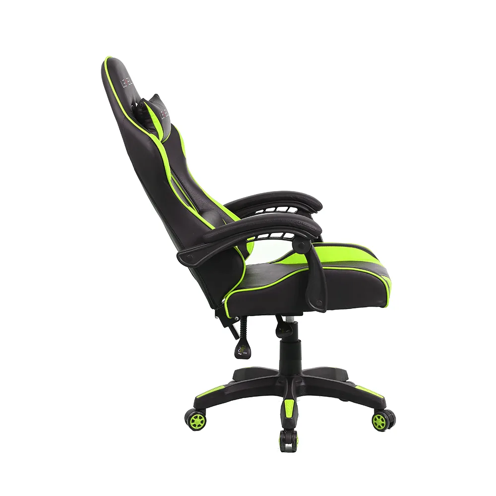 CADEIRA GAMER LEVEL LVC01DN PRETO/VERDE