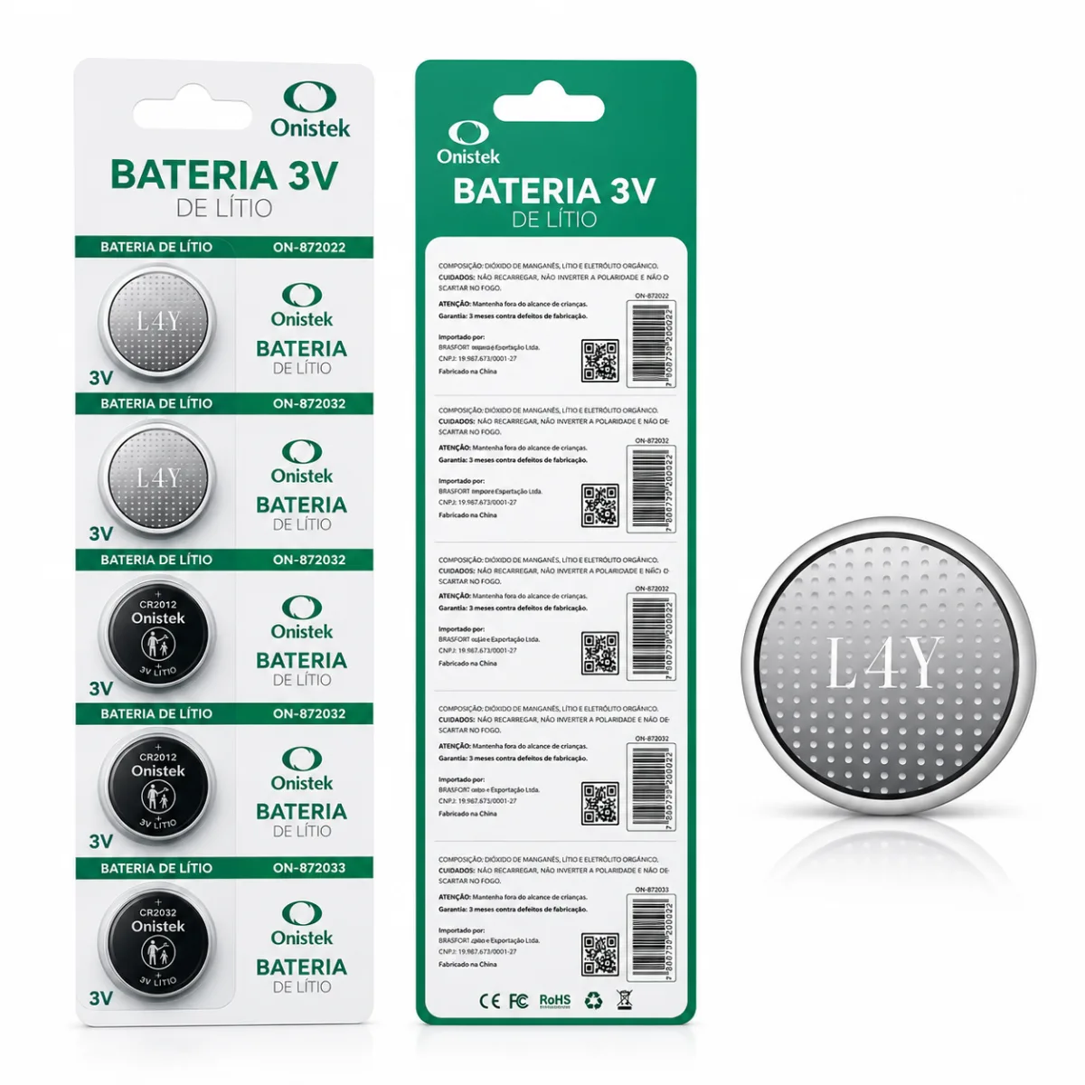 BATERIA 3V CR2032 ONBT ONISTEK 