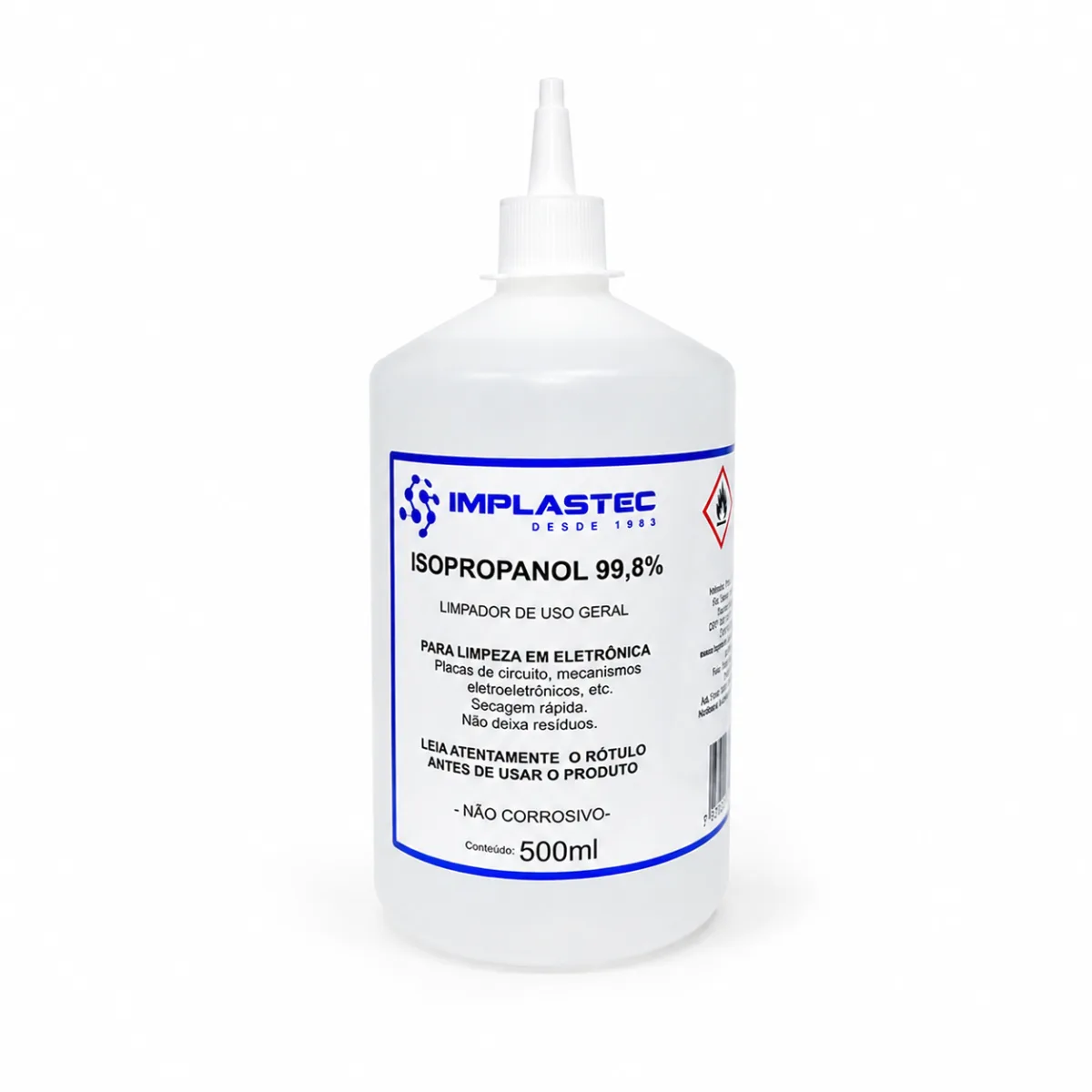 ALCOOL ISOPROPILICO 500ML IMPLASTEC