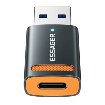 ADAPTADOR OTG USB-A MACHO PARA USB-C FÊMEA ESSAGER