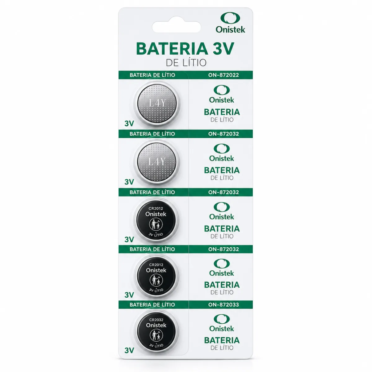 BATERIA 3V CR2032 ONBT ONISTEK 