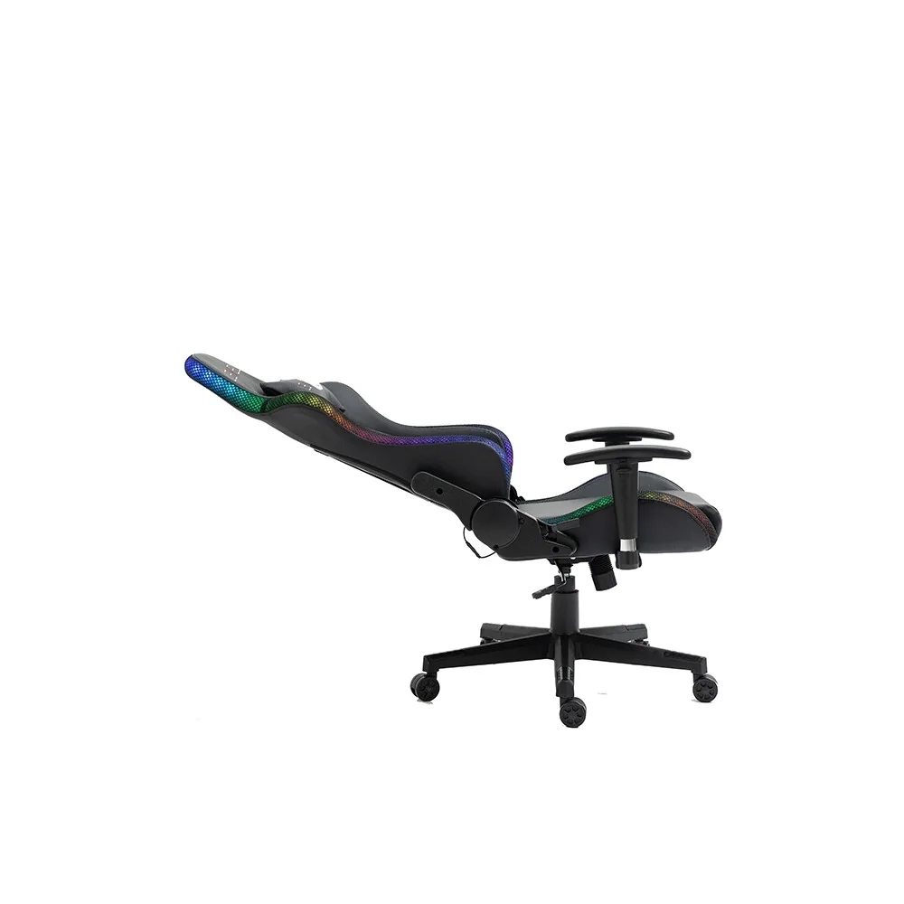 CADEIRA GAMER LEVEL LVC01DN PRETO/RGB