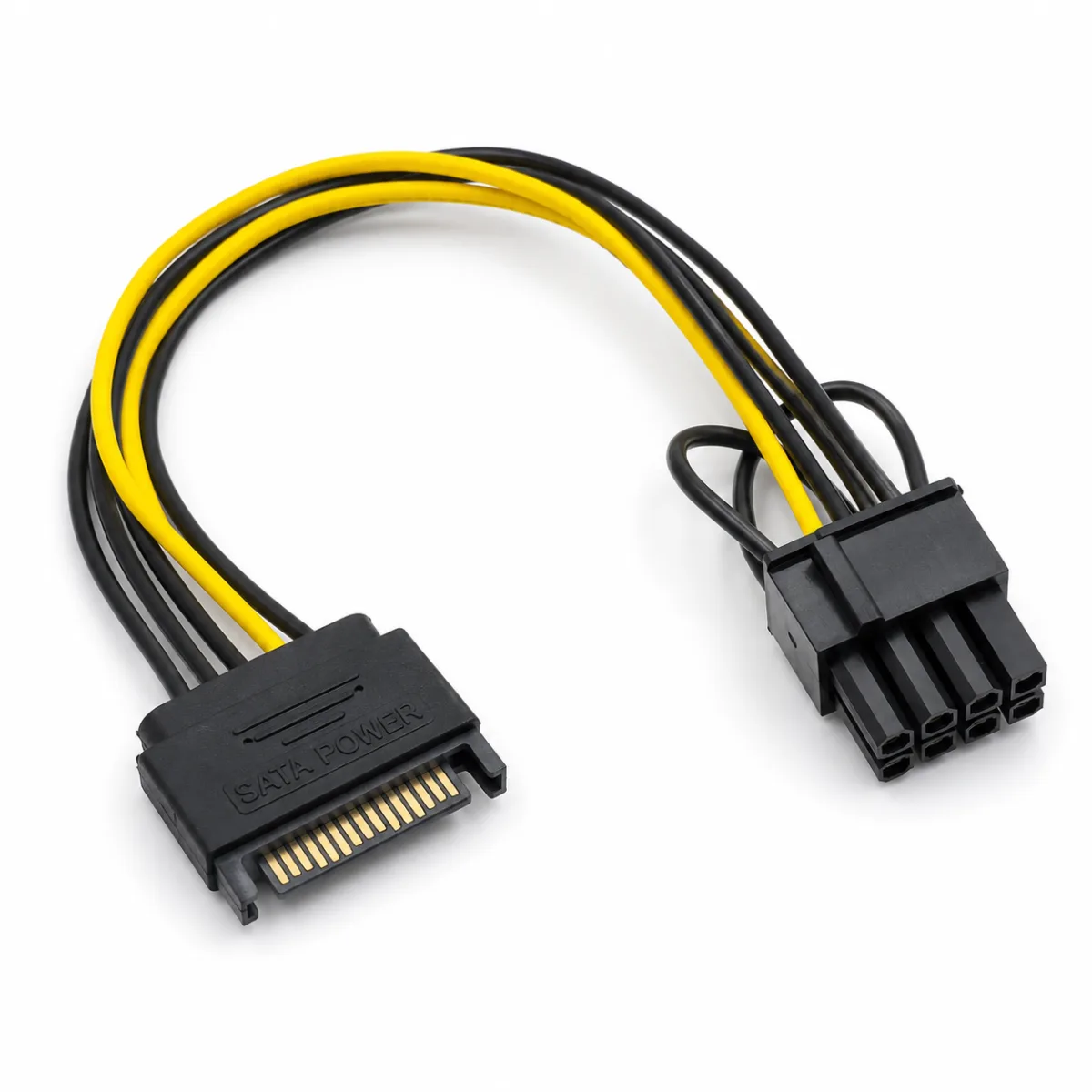 CABO ADAPTADOR DE SATA PARA 8 PINOS 6 + 2 PCIE