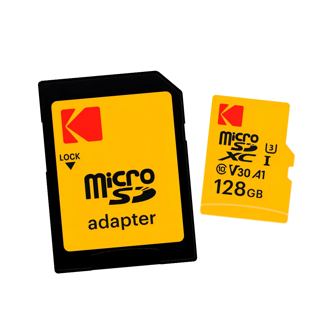 CARTÃO DE MEMORIA KODAK MICRO SD UHS-I V3 A1 128GB