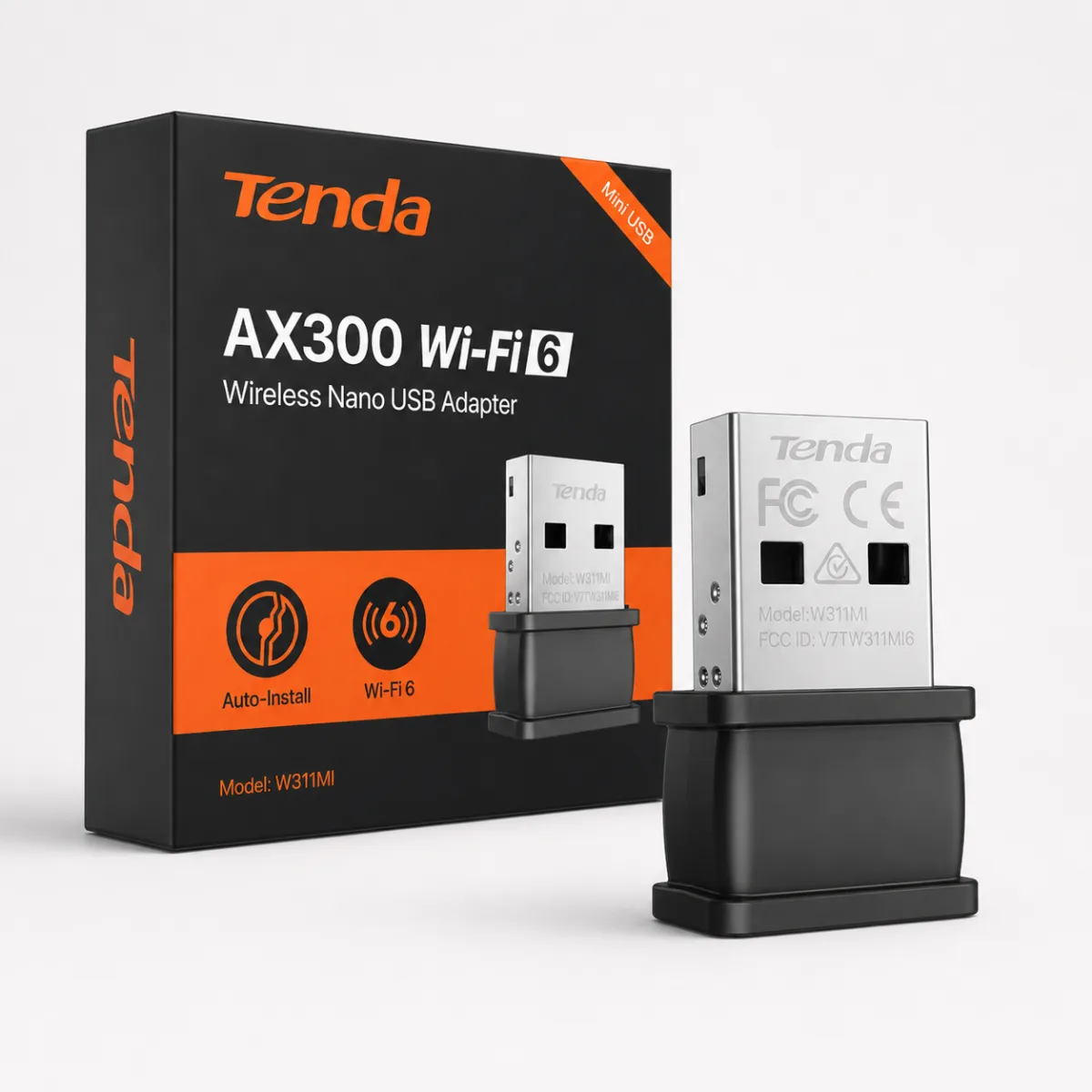 ADAPTADOR WIFI TENDA AX300 286 MBPS 