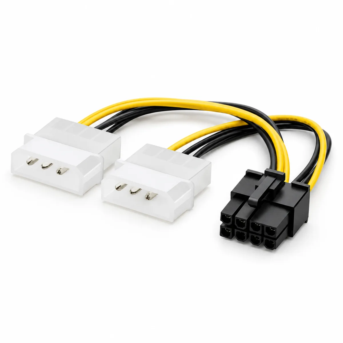CABO ADAPTADOR 2 X MOLEX -> 8PIN PCIE FONTE ATX