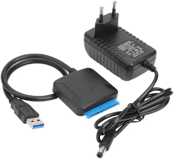 CABO ADAPTADOR SATA 3 / USB 3.0 HD 3.5" + FONTE EU