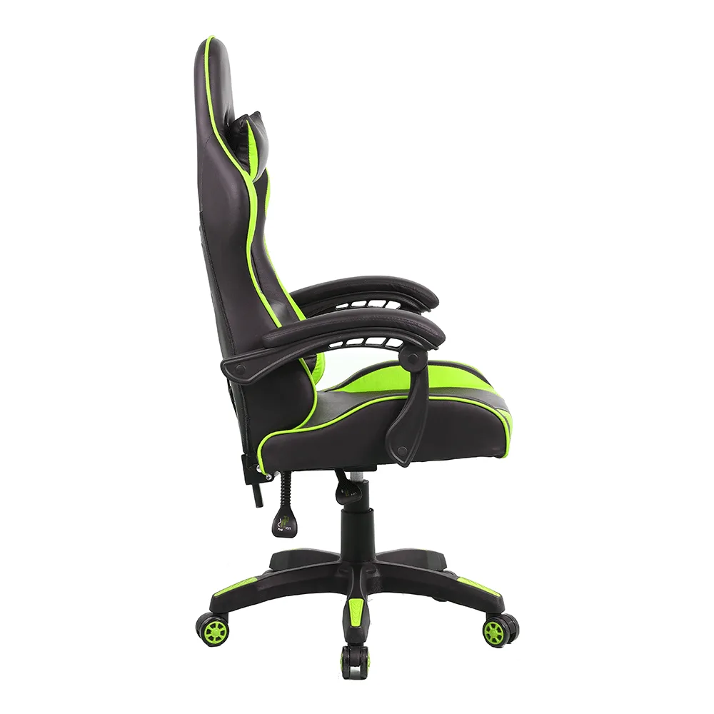 CADEIRA GAMER LEVEL LVC01DN PRETO/VERDE