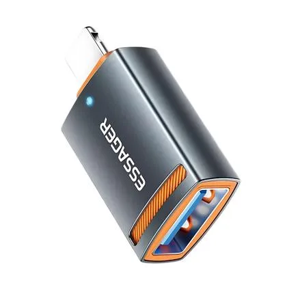 ADAPTADOR OTG USB PARA IOS ESSAGER 