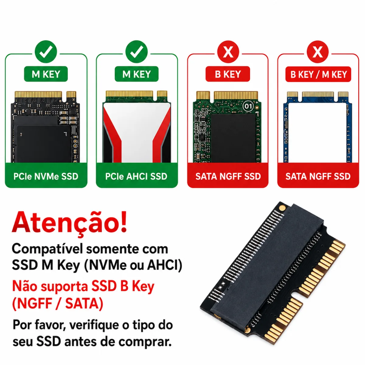 ADAPTADOR SSD MAC 2013 A 2017